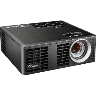 Проектор Optoma ML750e (DLP, LED, WXGA 1280x800, 700Lm, 15000:1, HDMI, USB, MHL, MicroSD, 1x1W speaker, 3D Ready, led 20000hrs, черный, 0.38kg)