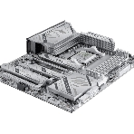 Материнская плата MSI MAG X870E GAMING PLUS MAX WIFI, AM5, AMD X870E, 4xDDR5 (до 256 ГБ), 4xSATA, 3xM.2 (1xPCIe 5.0, 2xPCIe 4.0), 1xPCIe 5.0 x16, 1xPCIe 4.0 x16, 1xPCIe 3.0 x16, 1xPCIe x1, 1xHDMI, 1x5Gb LAN, Wi-Fi 7, Bluetooth 5.4, 1xUSB-C 40Gbps (USB4), 1xUSB-C 20Gbps, 2xUSB-A 10Gbps, 2xUSB-A 5Gbps, 4xUSB-A 2.0, 3x3.5 мм + S/PDIF оптический, 7.1, белый, ATX, фото3