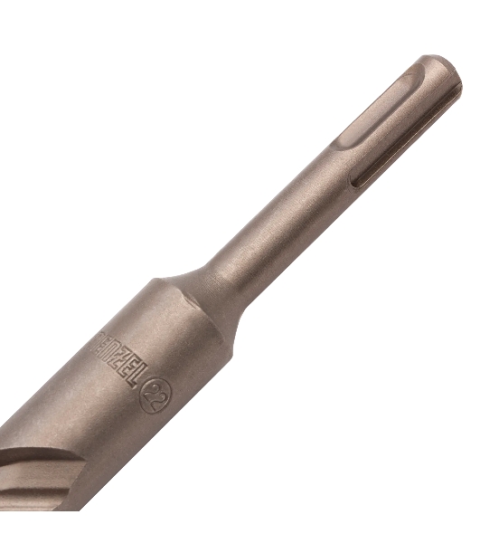 Бур по бетону Denzel двойная спираль, Cobalt W-tip, 22x600 мм, SDS PLUS