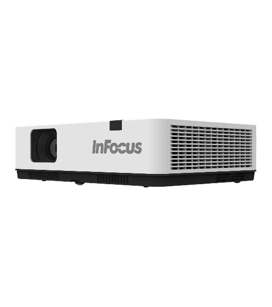 Проектор INFOCUS IN1036 3LCD, 5000 lm, WXGA, 1.371.65:1, 50000:1, (Full 3D), 16W, 2хHDMI 1.4b, VGA in, CompositeIN, 3,5 audio IN, RCAx2 IN, USB-A, VGA out, 3,5 audio OUT, RS232, Mini USB B serv, RJ45, 3,3 кг