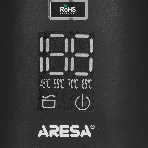 Электрочайник Aresa AR-3482 черный, 1.6 л, 1700 Вт, скрытый нагревательный элемент, поддержание температуры, фото6