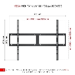 Кронштейн для телевизора Holder LCD-T8602-B черный 55'-100' макс.75кг настенный наклон, фото5