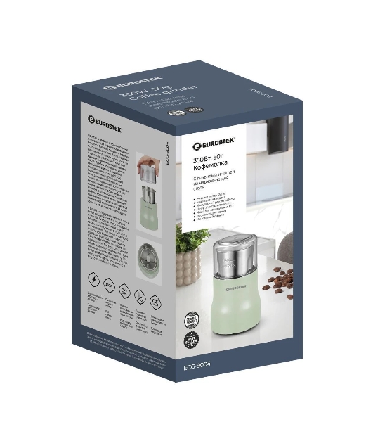 Кофемолка Eurostek ECG-9004 350 Вт, 50 гр, мятный
