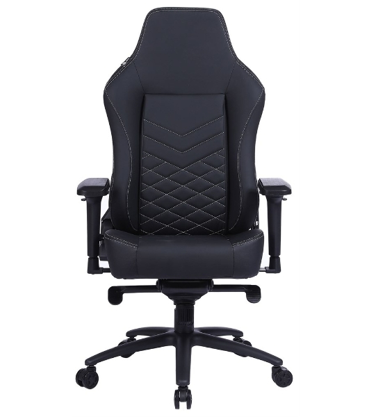 Кресло Cactus CS-CHR-0112BL черный, экокожа, подголовник