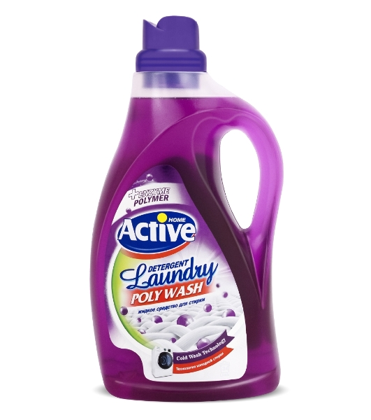 Гель для стирки ACTIVE универсальный 2500 мл. Poly wash (511601412)