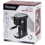 Кофеварка рожковая Pioneer CM109P black черный, исп. кофе - молотый, 1 л, 1400 Вт, 20 бар, фото2