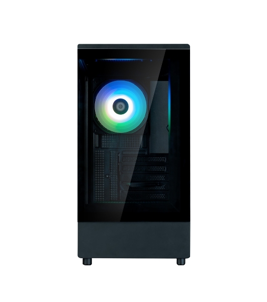 Компьютерный корпус ZALMAN P10, MATX, черный, WINDOW, 2x3.5', 3x2.5', 1xUSB TYPE-C, 1xUSB 3.0, REAR 1x120мм ARGb