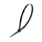 Хомут нейлоновый НСС 'EasyFix' 3х200 черный (уп. 100 шт) Fortisflex 84813, фото 1