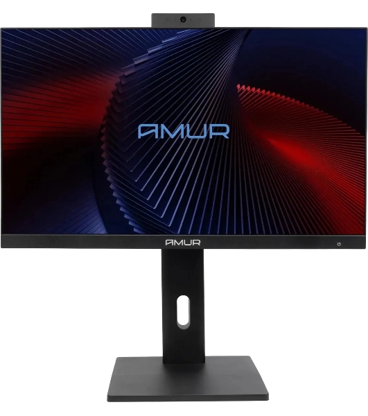 Моноблок Amur Тигр H6I12 23.8' Full HD i3 12100 (3.3) 16Gb SSD 512Gb UHDG 730 FreeDOS GbitEth WiFi BT 120W Cam черный 1920x1080