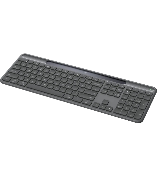 Клавиатура Logitech Signature Slim Solar K980 беспроводная, Bluetooth, серый