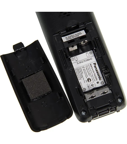 Телефон беспроводной (DECT) Panasonic KX-TG2511RUT (титан) АОН, Caller ID,спикерфон на трубке,переход в Эко режим одним нажатием