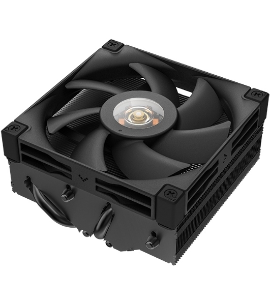 Кулер для процессора DEEPCOOL AN400 черный 92мм алюминий+медь 2900rpm 31db 4-pin 150W 52,5мм