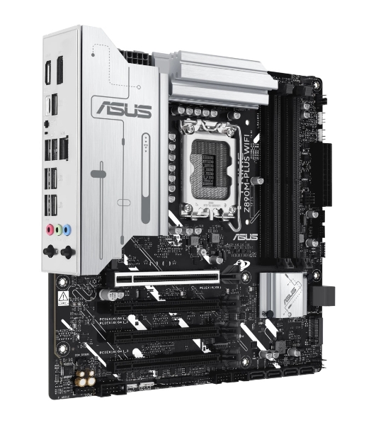 Материнская плата ASUS PRIME Z890M-PLUS WIFI, LGA 1851, Intel Z890, 4xDDR5, 6xSATA, 3xM.2, 1xPCIe 5.0 x16, 1xPCIe 4.0 x4, 2xPCIe 4.0 x1, 1xHDMI, 1xDP, 1x2.5Gb LAN, 2xUSB-A 2.0, 4xUSB-A 3.2 Gen 1, 1xUSB-A 3.2 Gen 2, 1xUSB-C 3.2 Gen 2x2, 3x3.5 мм, 7.1, mATX