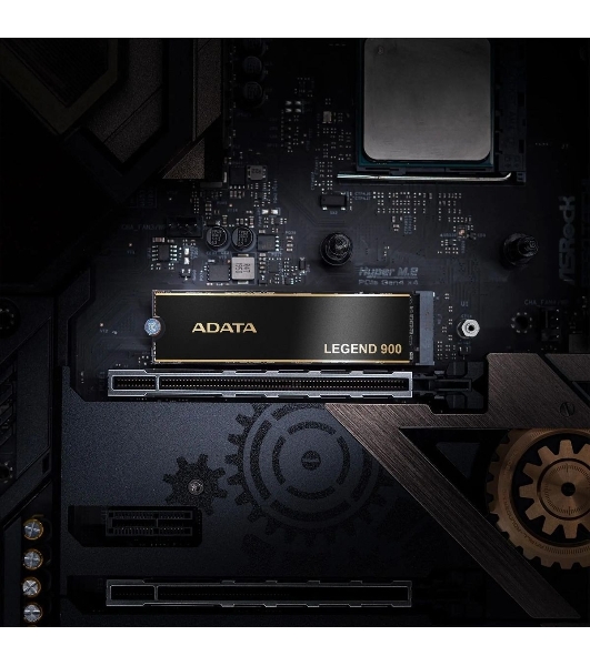 Накопитель SSD ADATA LEGEND 900, 2000Gb, PCIe 4.0 x4, 2280, NVMe, R/W 7000/5400, с радиатором