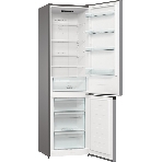 Холодильник Gorenje NRK6201ES4 серебристый двухкамерный 235/96 л морозилка снизу, No Frost, фото5