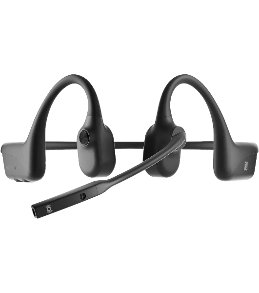 Гарнитура SHOKZ OpenComm2 2025 Upgrade чёрный, беспроводная, Bluetooth, до 16 ч