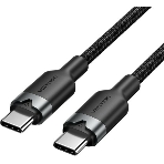 Кабель Vention USB 2.0 CM/CM - 1м. черный 3А PD60W, фото 1