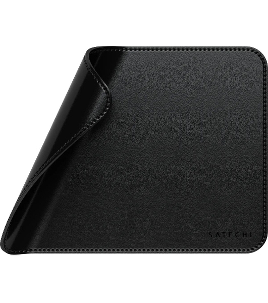 Коврик для мыши из веганской кожи Satechi Vegan-Leather Premium Desk Mat, черный