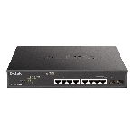 Коммутатор D-Link DGS-1100-10MPPV2/A3A, 8×1 Гбит/с + 2×1 Гбит/с SFP, настраиваемый, фото 1