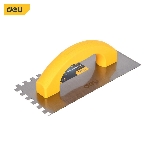 Кельма зубчатая прямоугольная Deli DL509310 230х100мм, фото 1