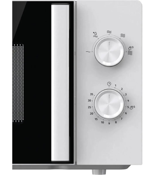 Микроволновая печь Gorenje MO17E1WH белый, 17 л, 700 Вт, переключатели - поворотный механизм