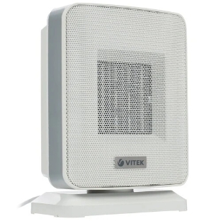 Тепловентилятор Vitek VT-2052 GY, серый, 1500 Вт, 20 м2, электронный термостат