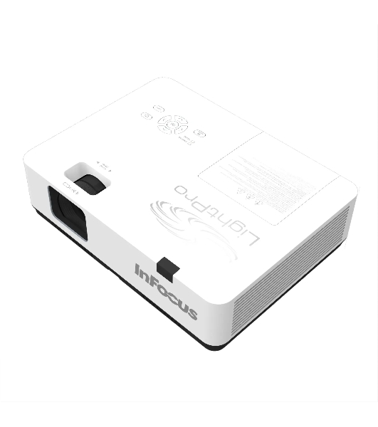 Проектор INFOCUS IN1036 3LCD, 5000 lm, WXGA, 1.371.65:1, 50000:1, (Full 3D), 16W, 2хHDMI 1.4b, VGA in, CompositeIN, 3,5 audio IN, RCAx2 IN, USB-A, VGA out, 3,5 audio OUT, RS232, Mini USB B serv, RJ45, 3,3 кг