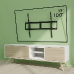 Кронштейн для телевизора Holder LCD-T8602-B черный 55'-100' макс.75кг настенный наклон, фото8