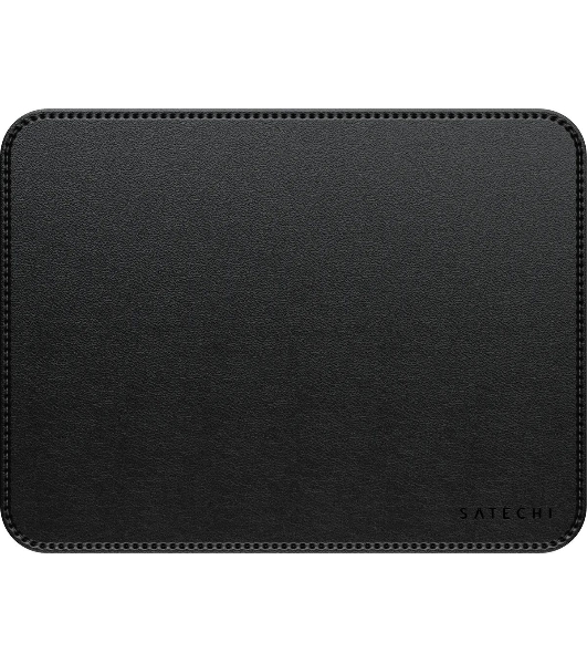 Коврик для мыши из веганской кожи Satechi Vegan-Leather Premium Desk Mat, черный