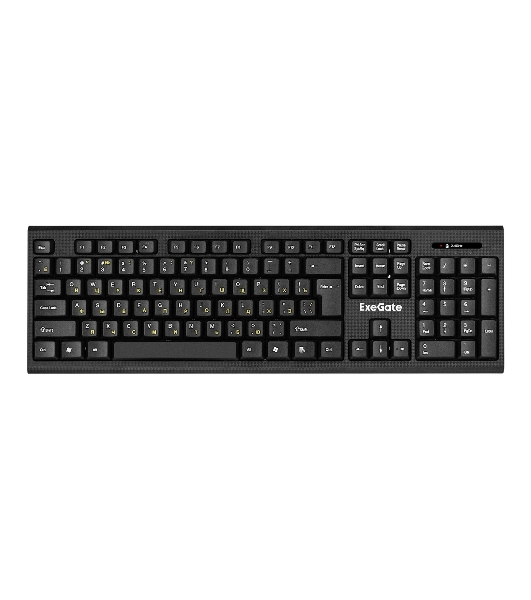 Комплект клавиатура+мышь ExeGate MK280 беспроводной, USB, 1000 DPI, чёрный