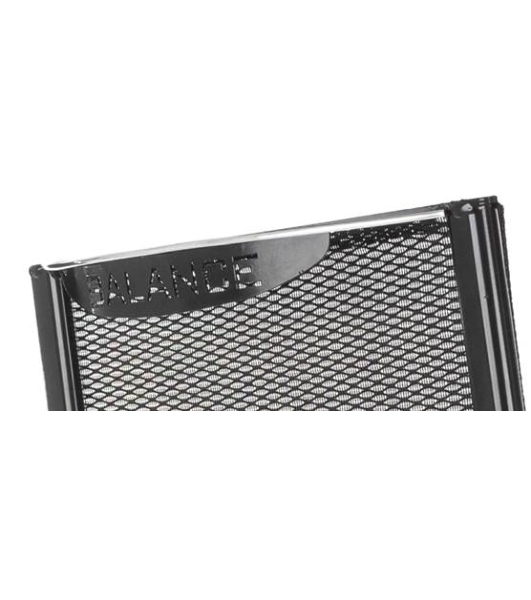 Кресло Бюрократ CH Balance-LUX KM-01 черный, сетка