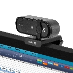 Веб-камера ExeGate Stream C938 2K AF 2560x1440, 30 кадр/с, USB, микрофон, шторка приватности, автофокус, крепление на мониторе, фото2