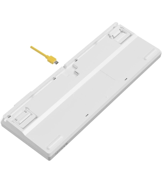 Клавиатура проводная A4Tech Bloody S87 Energy (S87 USB ENERGY WHITE) USB белый/желтый