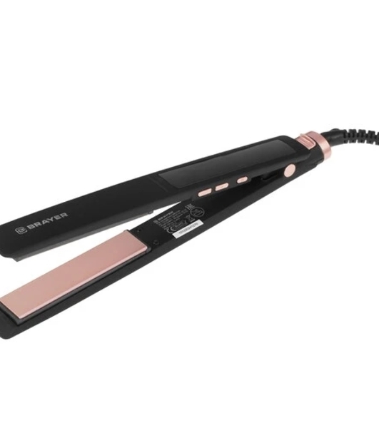 Выпрямитель для волос BRAYER BR3339 черный, 25 мм, 230 °C, 13 режимов