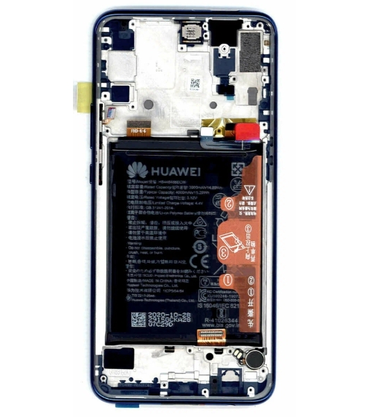 Дисплей для Huawei Honor 9X Pro в сборе с тачскрином, панелью и аккумулятором (SP 02353HAD), синий
