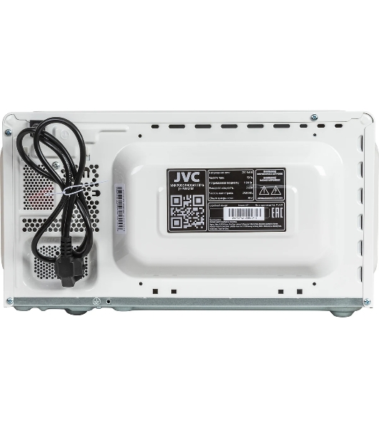 Микроволновая печь JVC JK-MW121M белый, 20 л, 700 Вт, переключатели - поворотный механизм