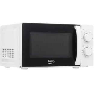 Микроволновая печь Beko SOLO MOC20100W1 белый, 20 л, 700 Вт, переключатели - поворотный механизм