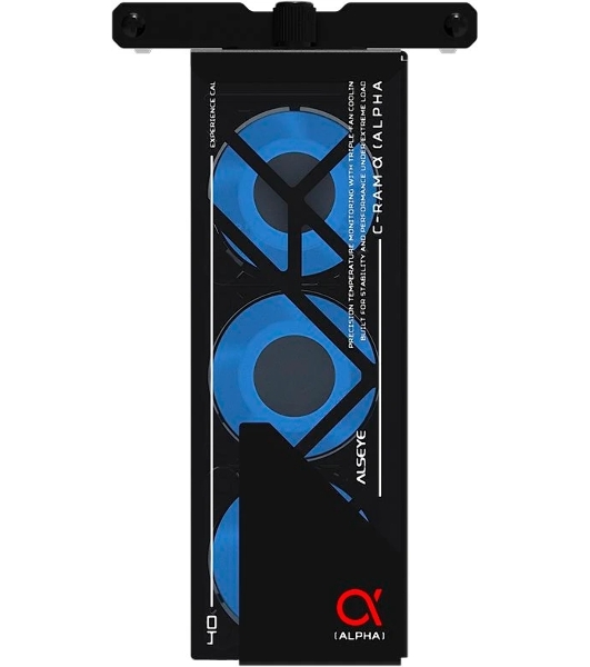 Вентилятор для процессора ALSEYE AS.03.08.0001 (C-RAM-Alpha-B) Product Size: 145.9 x 82 x 38.3мм Number of fans: 3 Size: 40 x 40 x 20мм Material: 1мм SPCC thick sheet metal Surface treatment: Powder coated black on the surface Box: Black Leaf: Milk white Luminous effect: internally emitting ARGb Speed: 1000-3500RPM Ou