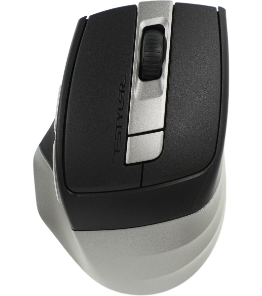 Мышь беспроводная A4Tech Fstyler FB35C серый/черный, 2000 dpi, радиоканал, Bluetooth, USB, кнопки - 6