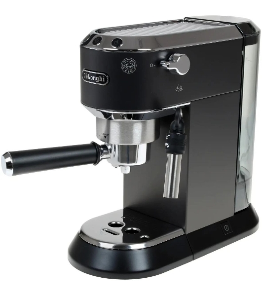 Кофеваркa рожковая DeLonghi EC 685 BK черный, исп. кофе - молотый/чалды, 1.1 л, 1350 Вт, 15 бар