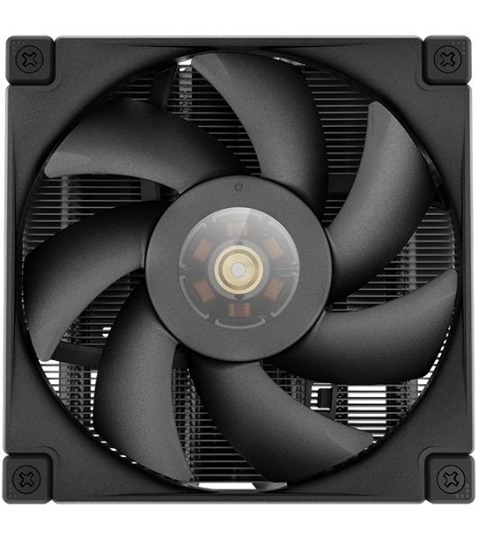 Кулер для процессора DEEPCOOL AN400 черный 92мм алюминий+медь 2900rpm 31db 4-pin 150W 52,5мм