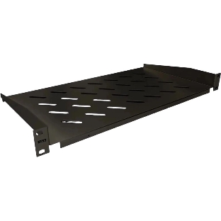 Полка стационарная NTSS NTSS-FF-250-BL 1U нагр.:20кг. 19' 250мм черный