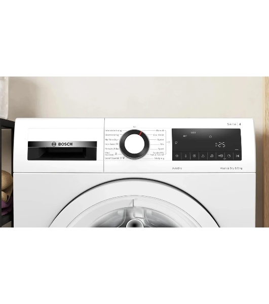 Стирально-сушильная машина Bosch WNA134L0SN белый, загр.фронтальная, макс.: 8кг, 1400 об/мин, класс: A
