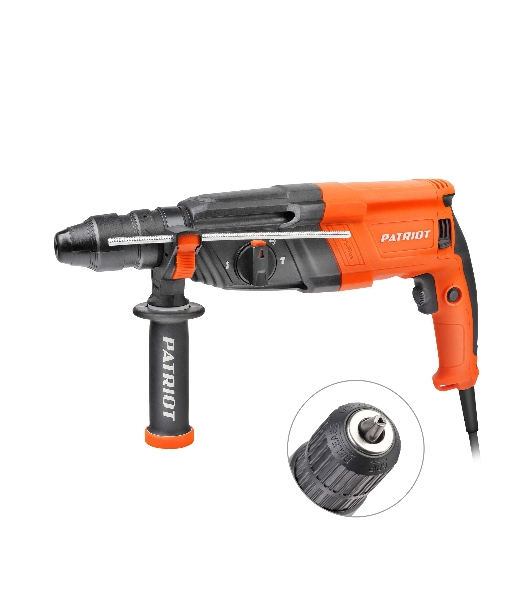 Перфоратор Patriot RH 243Q, SDS-plus, 770 Вт, 2,6 Дж, от сети