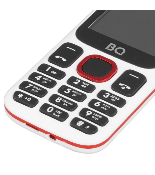 Мобильный телефон BQ 2440 Step L+ белый/красный