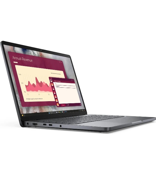 Ноутбук Dell Pro 14 Core Ultra 7 265U 32Gb SSD1Tb Intel Graphics 14' IPS FHD+ (1920x1200) Linux grey WiFi BT Cam (PRO14-7315)