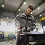 Угловая шлифовальная машина Bosch GWS 14-125 S 1400Вт 11000об/мин рез.шпин.:M14 d=125мм (06017D0100), фото2