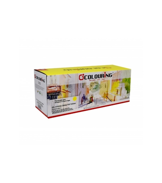Картридж лазерный Colouring CG-CF212A (131A)/731 желтый (1800 стр.) для HP LaserJet Pro 200 Color M251/276 Canon i-SENSYS LBP7110CW/LBP7100CN/MF8280CW/MF8250CN/MF8230CN/MF8210CN