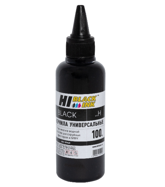 Чернила Hi-Black универсальные для HP (Тип H-V1), Bk, 0,1 л.