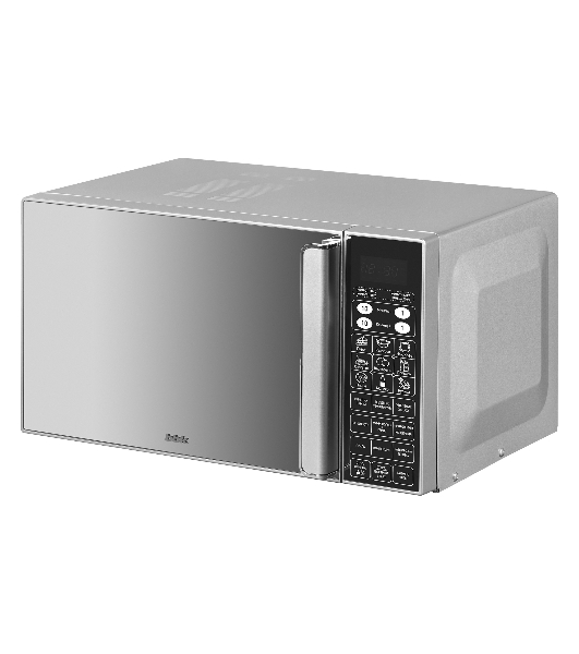 Микроволновая печь BBK 23MWC-982S/SB-M серебристый/черный, 23 л, 900 Вт, переключатели - сенсор